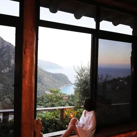19th Century Neo-modern Kabak Valley Stone House Villa Fethiye